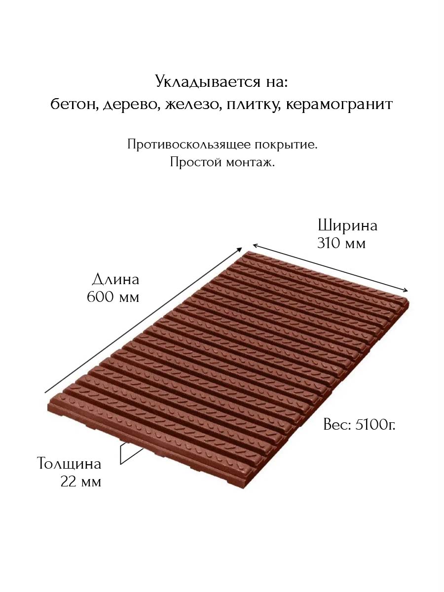 Противоскользящая плита TWIX