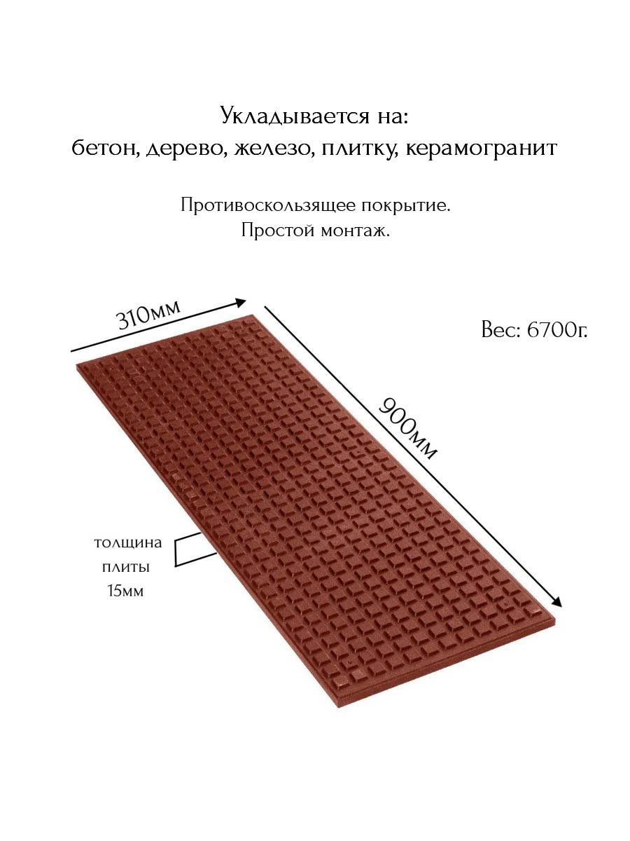 Противоскользящие плиты Пиксель