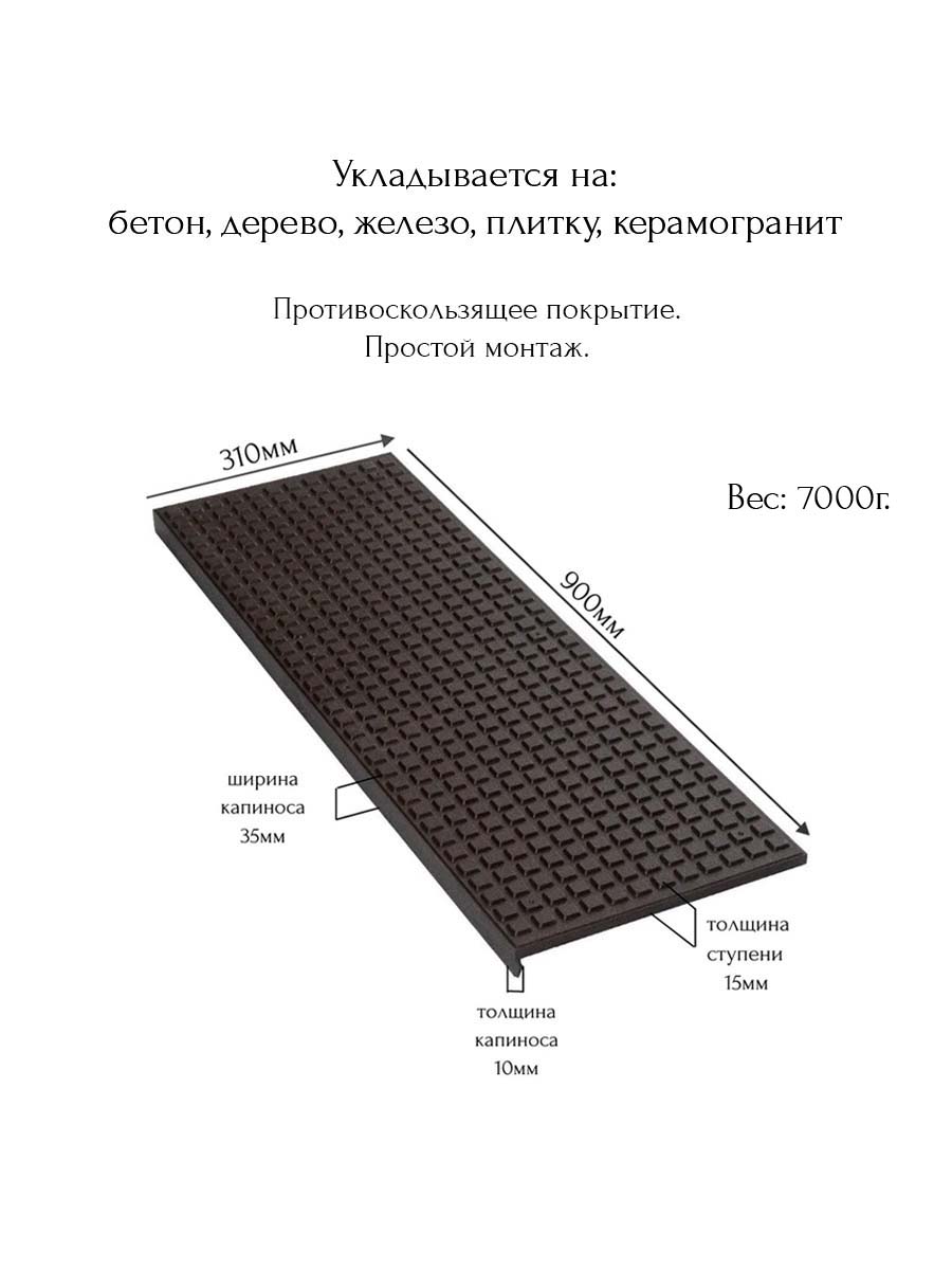 Противоскользящие ступени Пиксель